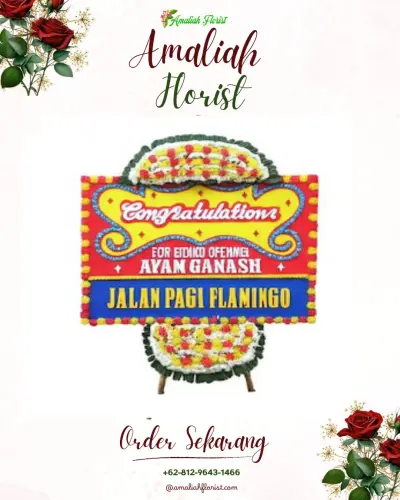 Bunga Papan Congratulation di Ciambar